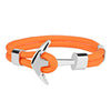 Kirykle Couple Bracelets Alloy Anchor Bracelets Bangles Braided Polyester Rope Bracelets For Women Men Gifts