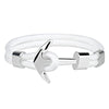 Kirykle Couple Bracelets Alloy Anchor Bracelets Bangles Braided Polyester Rope Bracelets For Women Men Gifts