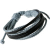 Kirykle sell 100% hand-woven Jewelry Wrap multilayer Leather Braided Rope Wristband men bracelets bangles for wome