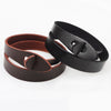 Kirykle sell Minimalist style women jewelry  multilayer genuine leather bracelet  snakelike wrap bangle