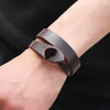 Kirykle sell Minimalist style women jewelry  multilayer genuine leather bracelet  snakelike wrap bangle