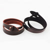 Kirykle sell Minimalist style women jewelry  multilayer genuine leather bracelet  snakelike wrap bangle