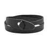 Kirykle sell Minimalist style women jewelry  multilayer genuine leather bracelet  snakelike wrap bangle