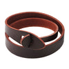 Kirykle sell Minimalist style women jewelry  multilayer genuine leather bracelet  snakelike wrap bangle