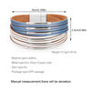 Kirykle Leather Bracelets for Women Metal Pipe Metal Bracelets &amp; Bangles Retro Boho Multilayer Wrap Wide Bracelet Femme Jewelry