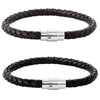 Kirykle  bracelets Multi-color Genuine leather bracelet copper magnet bracelet for Men Women Bangles