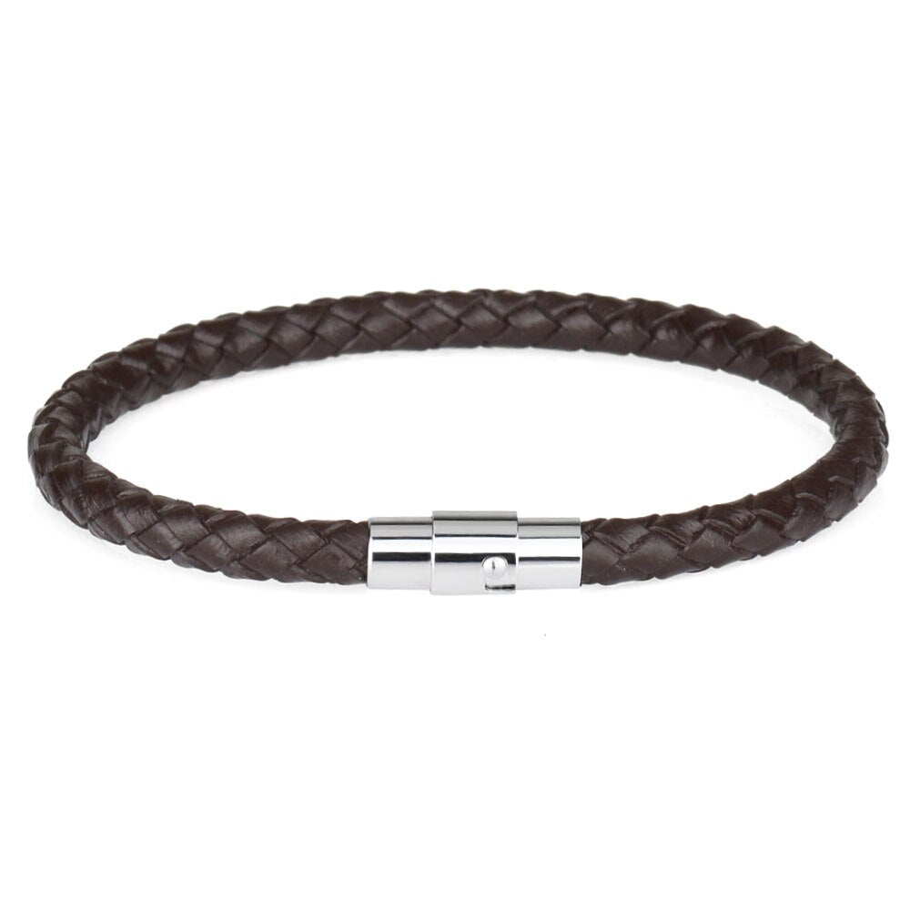 Kirykle  bracelets Multi-color Genuine leather bracelet copper magnet bracelet for Men Women Bangles