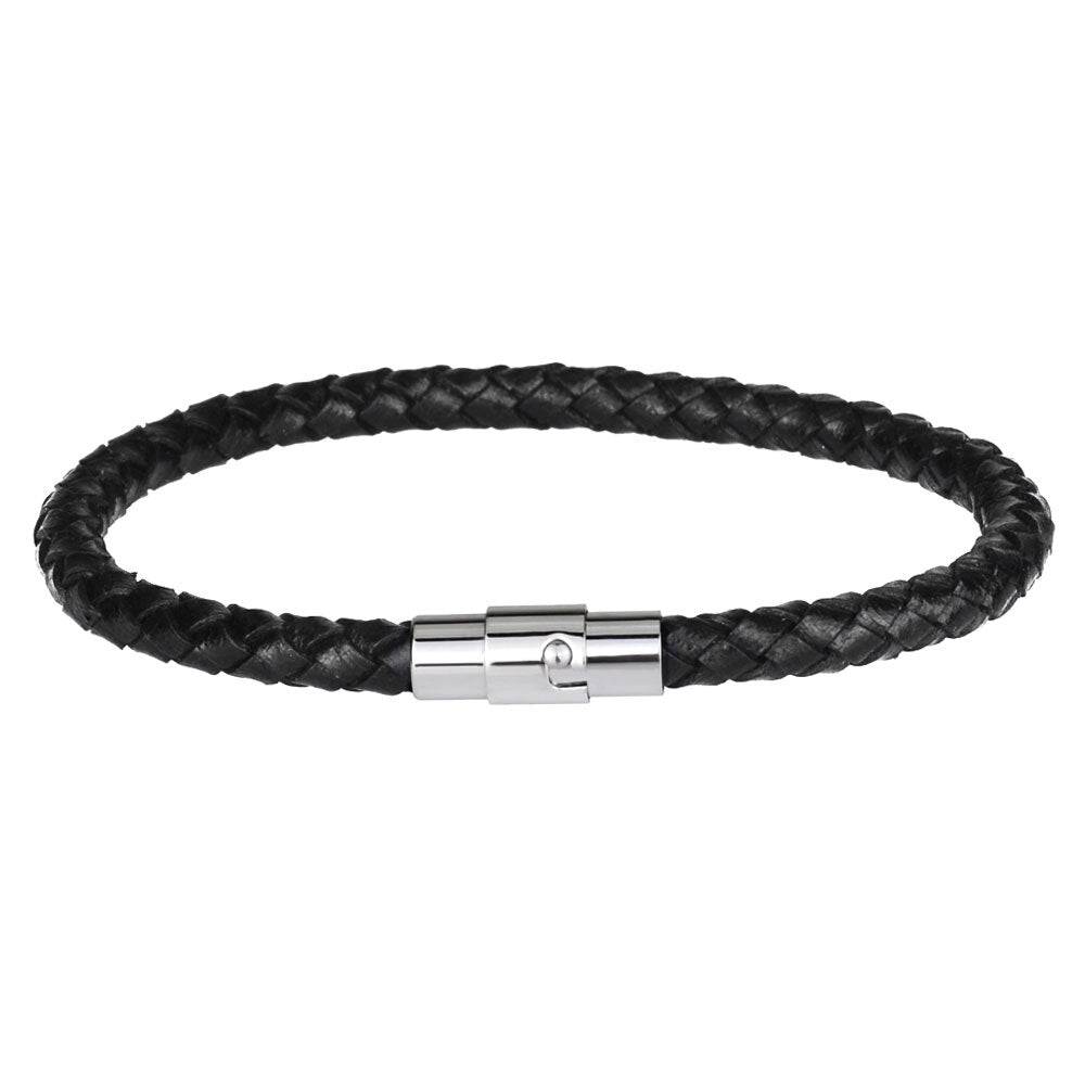 Kirykle  bracelets Multi-color Genuine leather bracelet copper magnet bracelet for Men Women Bangles