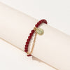 Kirykle Ore Star Pendant Bracelet for Women's Red Crystal Hand String Simple Hand Beaded Hand Bracelet Gift