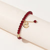 Kirykle Ore Star Pendant Bracelet for Women's Red Crystal Hand String Simple Hand Beaded Hand Bracelet Gift