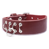 Kirykle Plain Leather Metel Circle Decal Punk Rock Style For Rock Men Women Jewelry