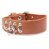 Kirykle Plain Leather Metel Circle Decal Punk Rock Style For Rock Men Women Jewelry