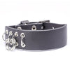 Kirykle Plain Leather Metel Circle Decal Punk Rock Style For Rock Men Women Jewelry
