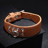 Kirykle Plain Leather Metel Circle Decal Punk Rock Style For Rock Men Women Jewelry