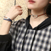 Kirykle Women Simple Bracelet Multiple Layer Leather Bracelet Alloy Love Charms Wrap Bangle 2022 Femme Jewelry