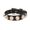Kirykle Women bracelet punk jewelry for women  Alloy Rivet Bracelet Leather Bracelet For Women Jewelry Gift