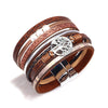 Kirykle Womens Boho Wrap Leather Multilayer Wide Tree of Life Bracelets Jewelry for Women Teen Girl Boy