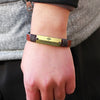 Kirykle anchor Faith Jewelry Accessories "god bless" Letter Cross Bracelets Genuine Leather Strap Rope Wrap Bangle Wrist