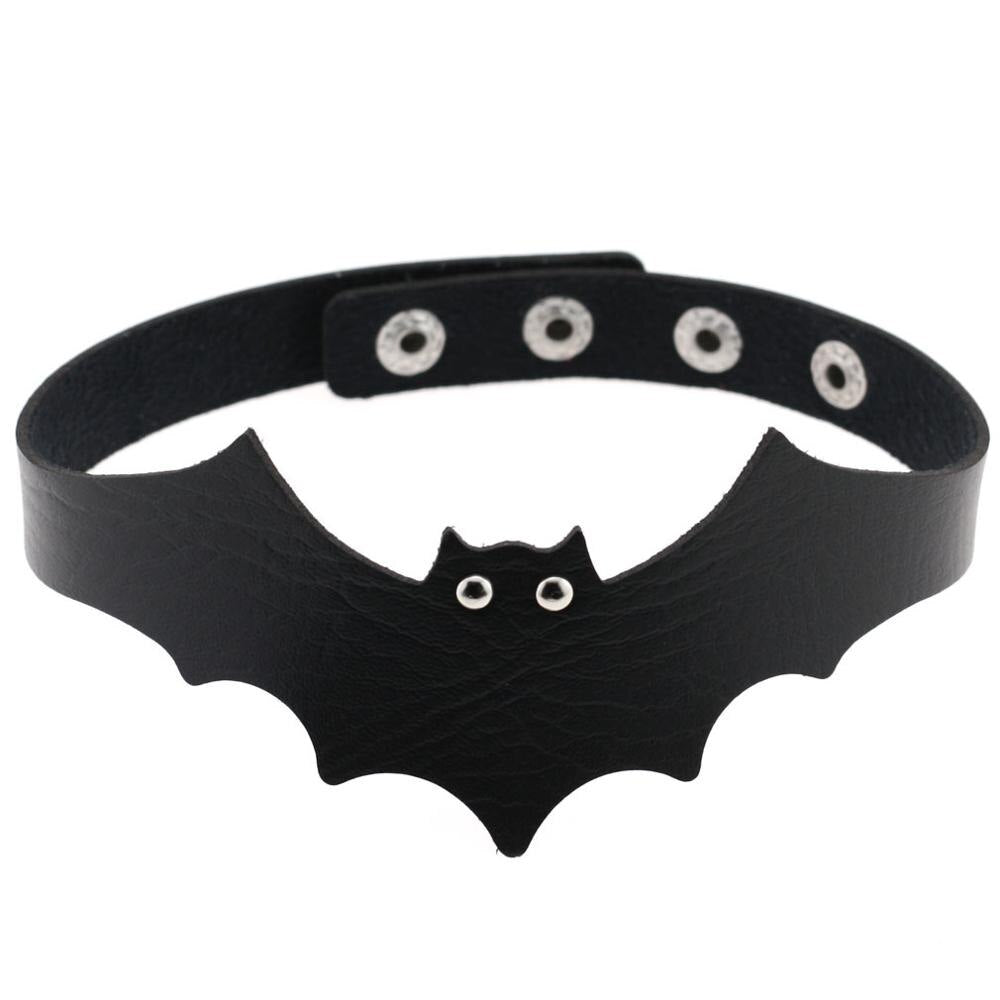 Kirykle bat choker Halloween Cool vintage necklace women Handmade Choker Necklace Goth Jewelry Gift