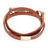 Kirykle brown black Multilayer Leather Bracelets for Women Femme  Bohemian Style Bracelet Female Jewelry
