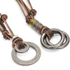Kirykle collares necklaces pendants Cool Rock Feathers Pendant Genuine Leather Long Chain Necklace Vintage Design Men Neckla