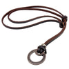 Kirykle collares necklaces pendants Cool Rock Feathers Pendant Genuine Leather Long Chain Necklace Vintage Design Men Neckla