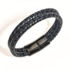 Kirykle man bracelet Classic Genuine Leather Bracelet Hand Charm Jewelry Multilayer male bracelet Handmade Gift For Cool Boys
