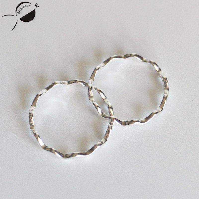 Women Vintage Rings Silver S925 Fashion Jewelry Round Ring Casual Party Jewelry Lover Gift Women Rings Female Silver