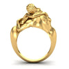 Kissing Lovers Golden Ring Fall In Love For Men Women Couple Ring Adam Eve Bands
