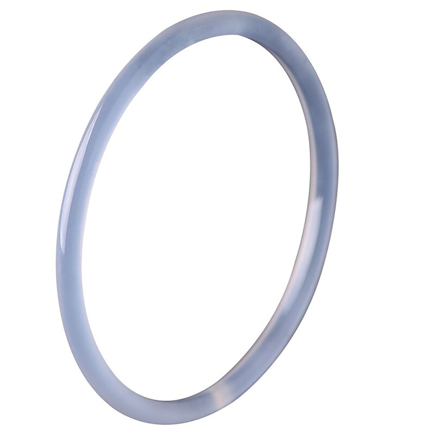 Fine Jewelry 100% Pure Natural Elegant Fashion Natural White Agate Bracelet Hand Catenary