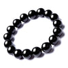 Fine Jewelry 100% Pure Natural Obsidian 10mm Female Beauty Women Beads Bracelet