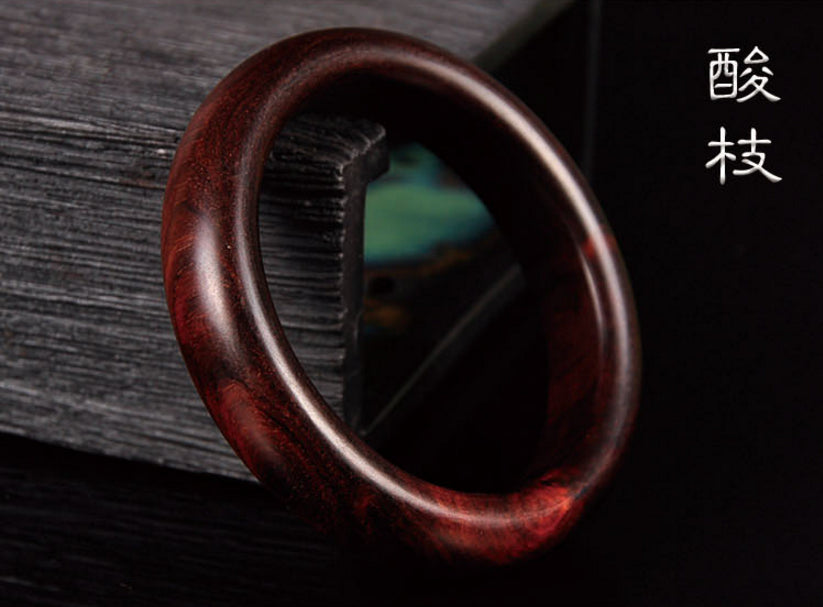 Fine Jewelry 60mm High Grade Wood Bracelet, Natural Rosewood Hand-carved Bracelet