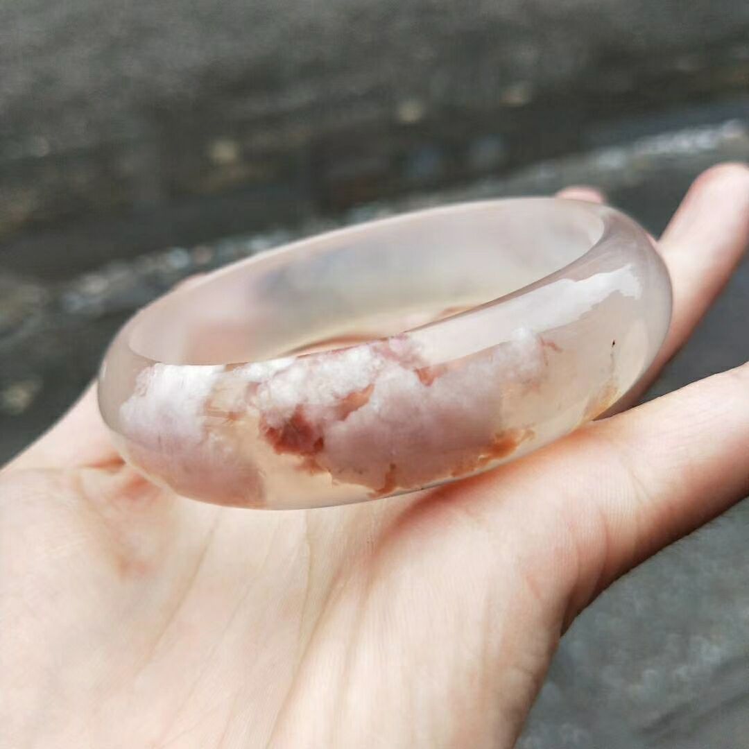 Fine Jewelry About New Natural Nephrite Jade Bracelet Bangle