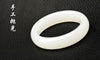 Fine Jewelry Beautiful China Real Natural White Jade Hand Polished Jade Bracelet