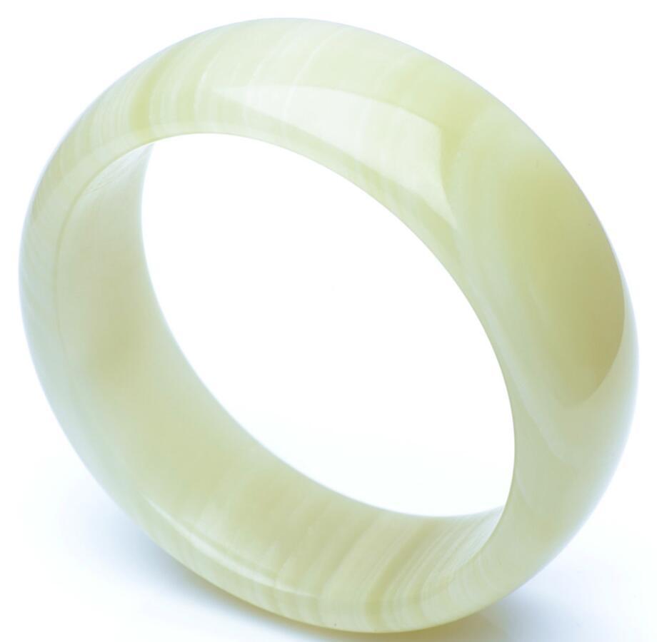 Fine Jewelry Beautiful Chinese Natural Afghanistan Jade Hand-carved Jade Bracelet