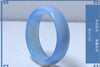 Fine Jewelry Beautiful Fashion 100%Natural Primary Blue Agate Chalcedony Bracelet