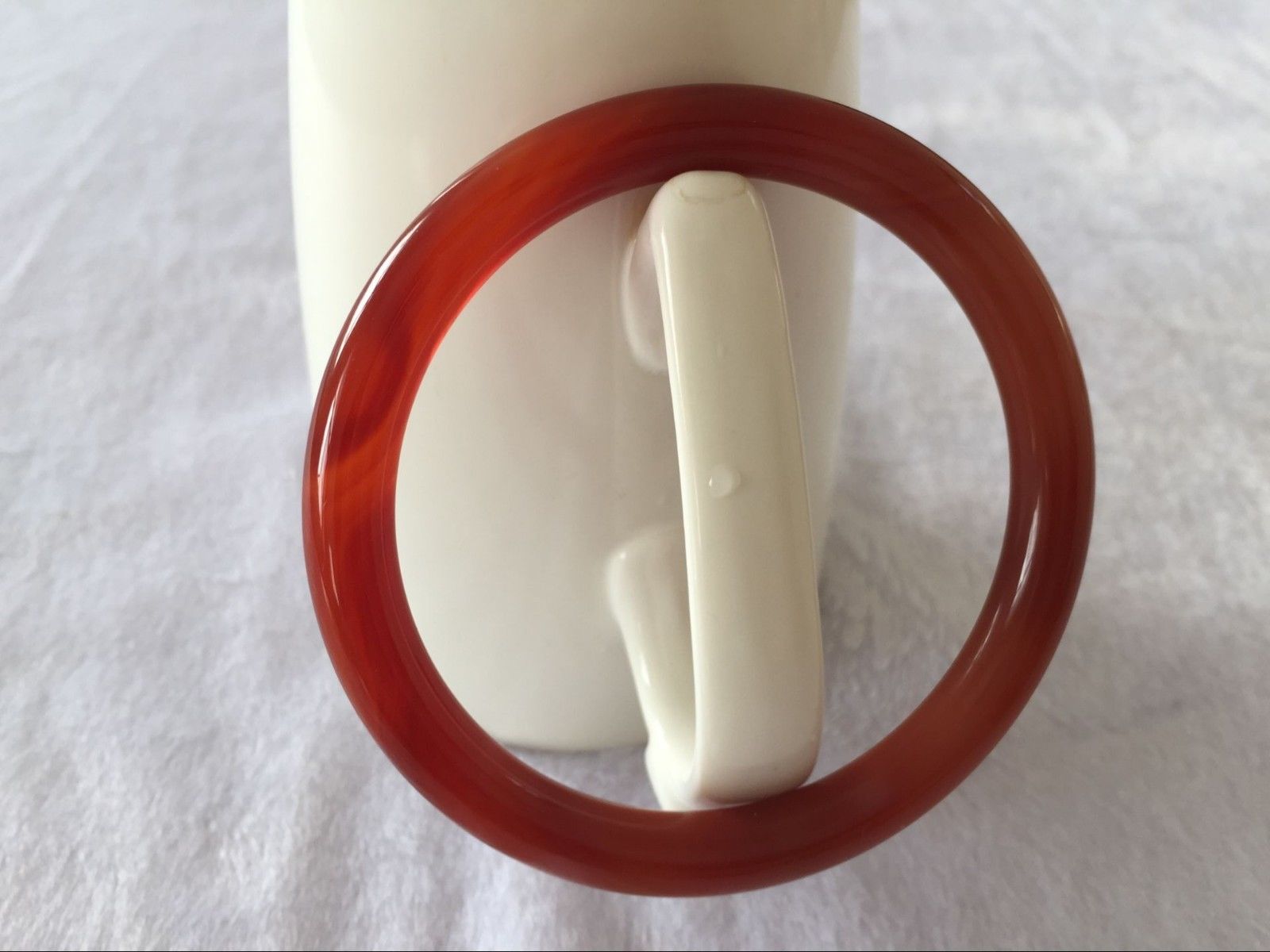 Fine Jewelry Beautiful Fashion 100%Natural Primary Red Agate Chalcedony Jade Bracelet