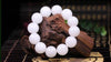 Fine Jewelry China Fashion Natural White Jade Manual Grinding Beads Bracelet Elastic Bracelet