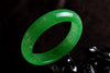 Fine Jewelry Chinese Natural Beautiful Emerald Green Nephrite Jade Bangle Bracelet