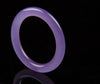 Fine Jewelry Chinese Natural Beautiful Light Purple Jade Bangle Bracelet Handmade 56-62mm