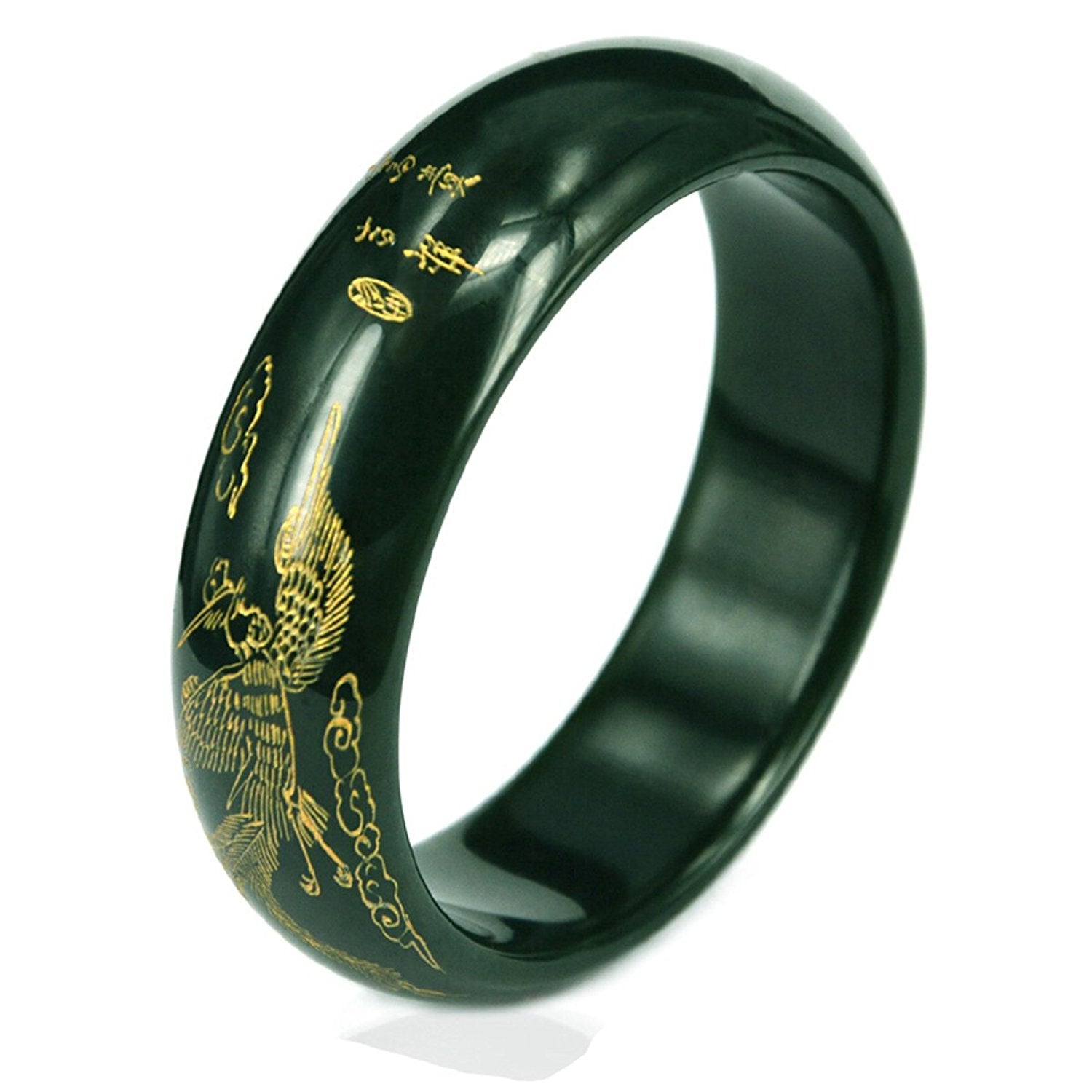 Fine Jewelry Fashion Fine Pure Natural Green Jade and Jade Girl Bracelet Bangle Hand Catenary Elegant Generous