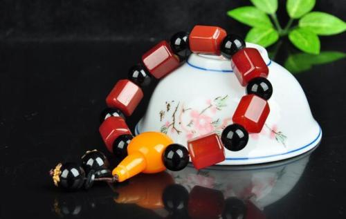 Fine Jewelry Fashion Hand-knitted Chalcedony Natural Agate Gemstone Beads Bangle Bracelet