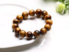 Fine Jewelry Fashion Natural Tigereye12mm Elastic Circular Bead Bracelets Bracelets Best Gift