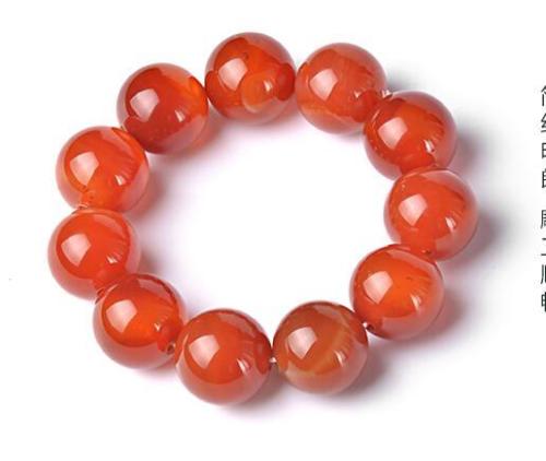 Fine Jewelry Fashion Unique 100% Natural Onyx 16 Mm Chalcedony Beads Elastic Bracelet
