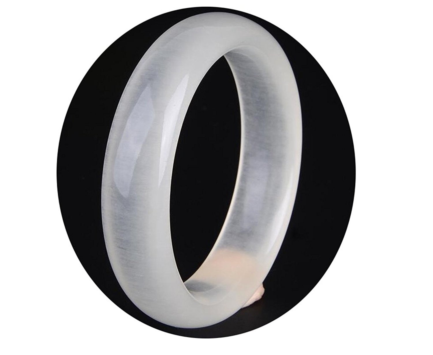 Fine Jewelry Fine Leisure Fashion Afghan White Jade Bracelet Bangle Hand Catenary