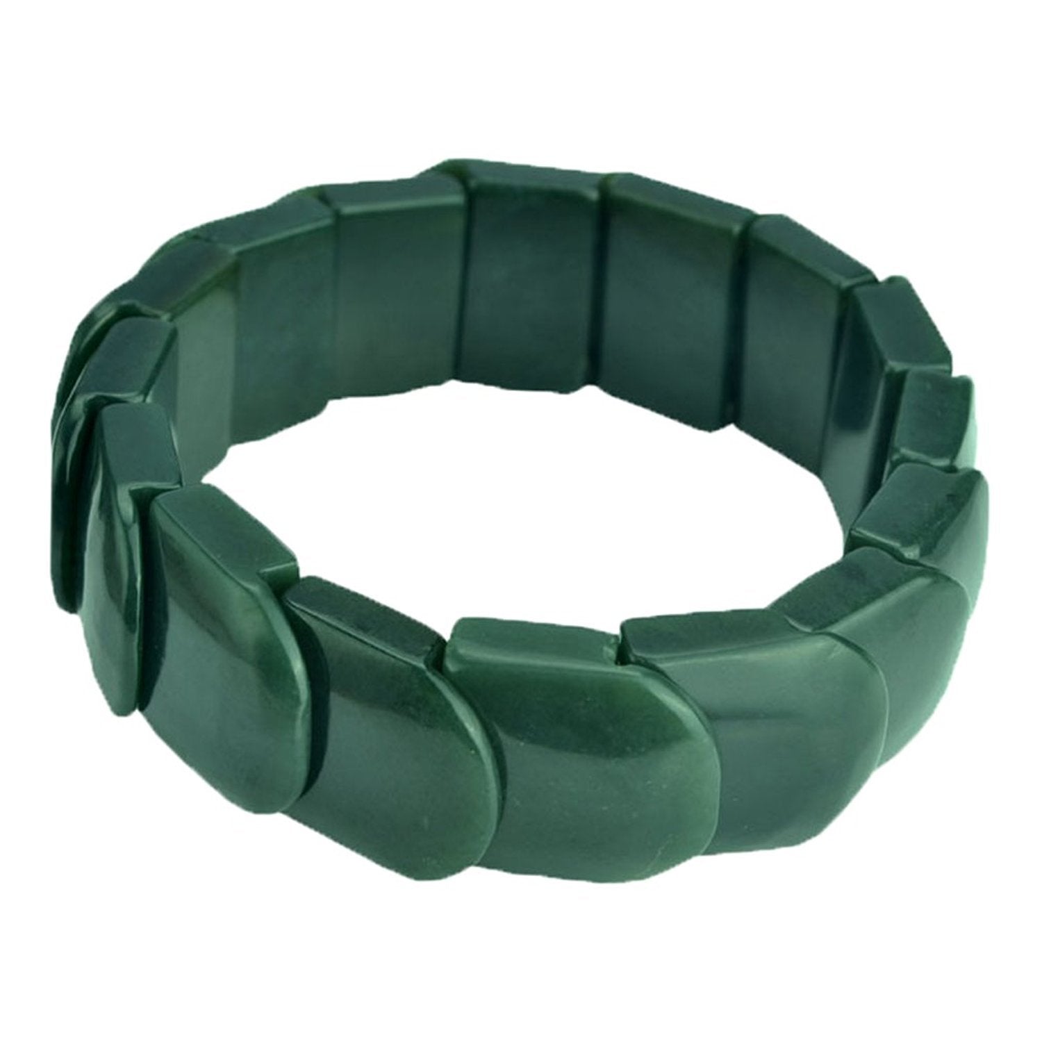 Fine Jewelry Natural Green Jade Hand Carved Elegant Fashion Natural Greenjade Bracelet Bangle Hand Catenary