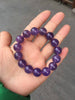 Fine Jewelry Natural Purple Chalcedony Bracelet Fashion Temperament Gems Accessories Gifts