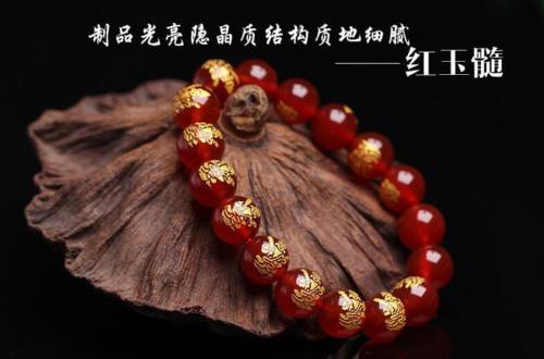 Fine Jewelry Tibet 12 mm natural red agate hand grinding beads bracelet, the best gift