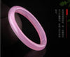 Fine Jewelry Unique Beautiful Pink Agate Chalcedony Manually Polish Bracelet