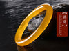 Fine Jewelry Yellow 100% Chinese Grade Natural Agate Jade Gems Bracelet Bangle
